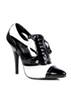 Pleaser - SEDUCE458 Talons hauts - Noir/Blanc Product image